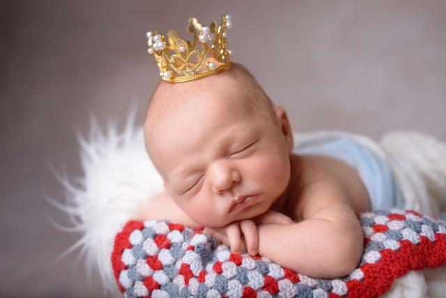 Sleeping newborn baby